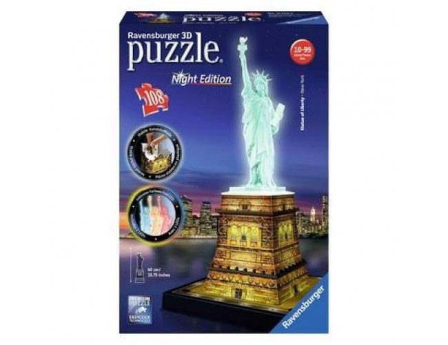 Statua Wolności Nocą Puzzle 125968 