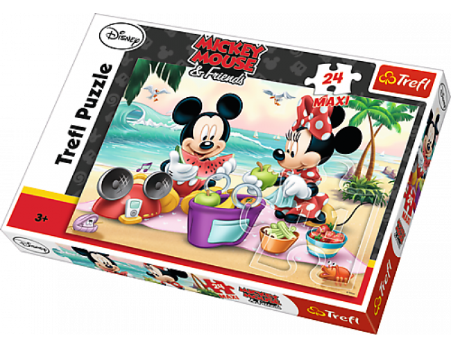 Myszka Miki: Piknik na plażyPuzzle14236