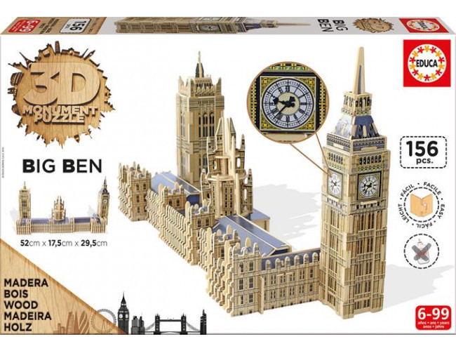 Parlament i Big Ben Puzzle 3D 16971 