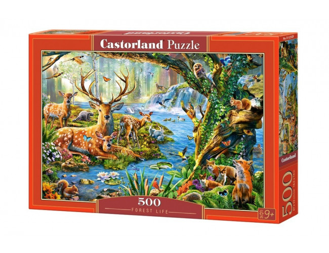 Życie w lesie 500 elementówPuzzle Castorland52929