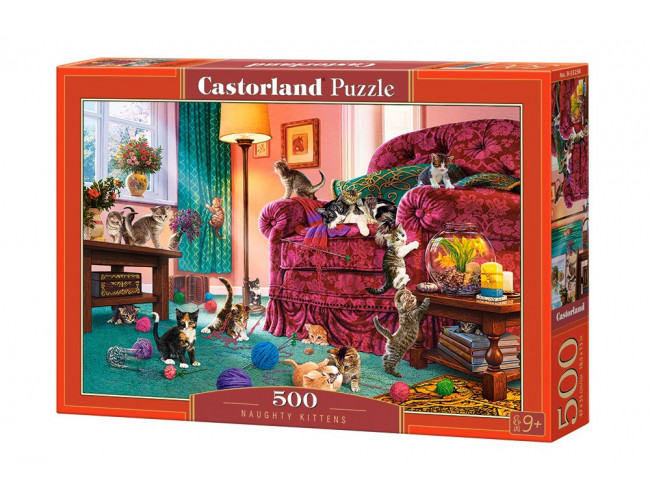 Niegrzeczne kocięta 500 elementówPuzzle Castorland53254