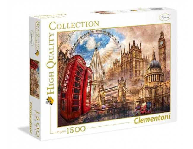 HQ Vintage Londyn 1500 elementów Puzzle Clementoni 31807 