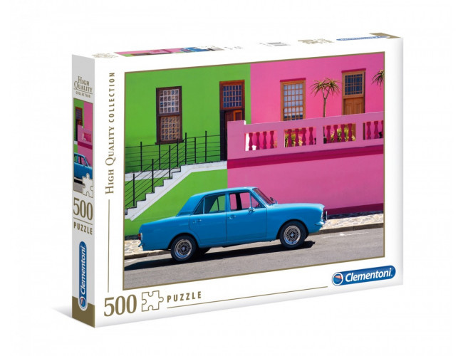 HQ The Blue Car 500 elementów Puzzle Clementoni 35076 
