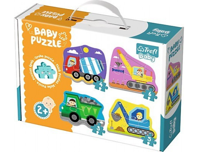 Baby Classic - Pojazdy na budowiePuzzle Trefl36072