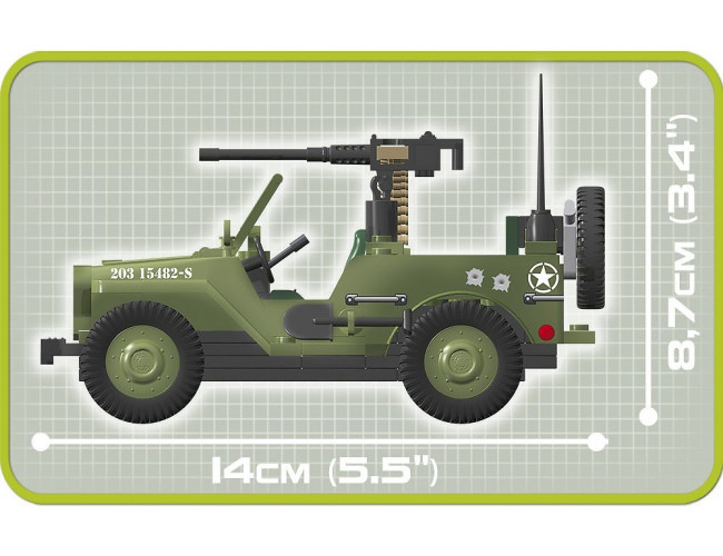  Jeep Willys MB  Small Army 24092 