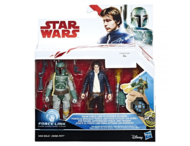 Figurka Deluxe 2-Pak - Han Solo i Boba Fett Star Wars C1242 / C1244 
