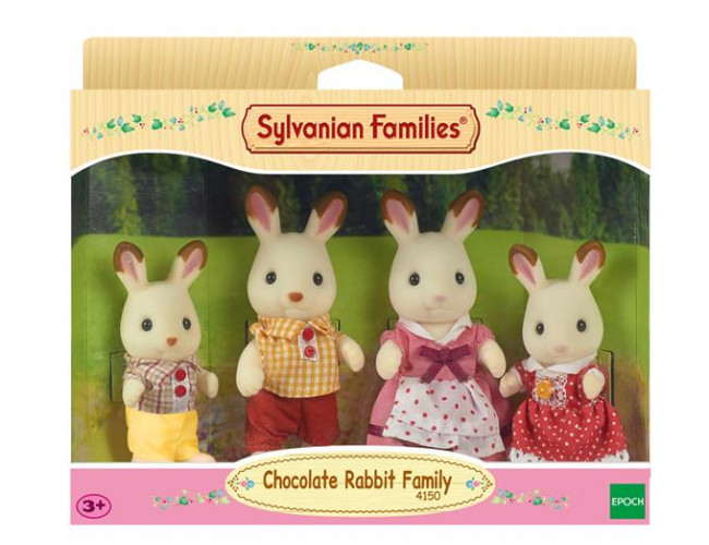 Rodzina królików z czekoladowymi uszkami Sylvanian Families 4150 