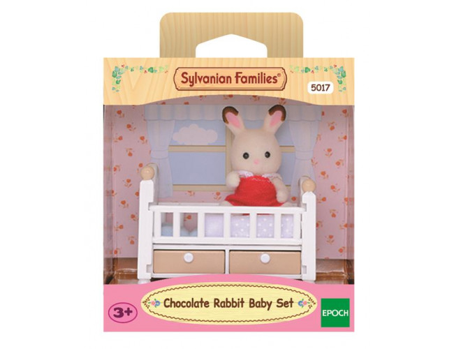 Dziecko królików z czekoladowymi uszkami - zestaw Sylvanian Families 5017 