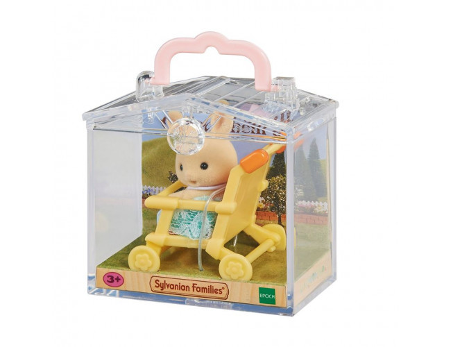 Przenośny zestaw dla dziecka - króliczek w wózeczku Sylvanian Families 5200 