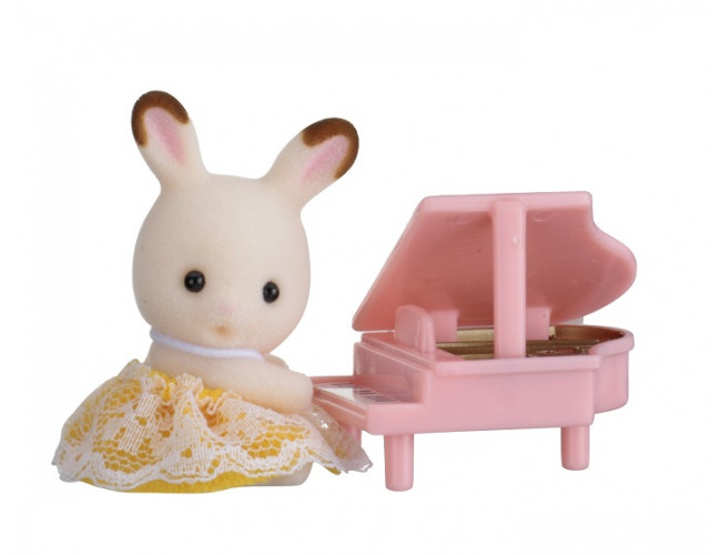 Przenośny zestaw dla dziecka - króliczek z pianinkiem Sylvanian Families 5202 