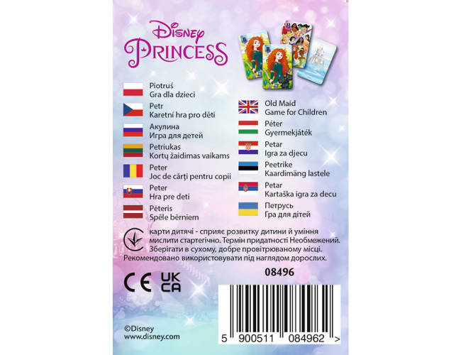 Karty Piotruś - Księżniczki DisneyaTREFL08496