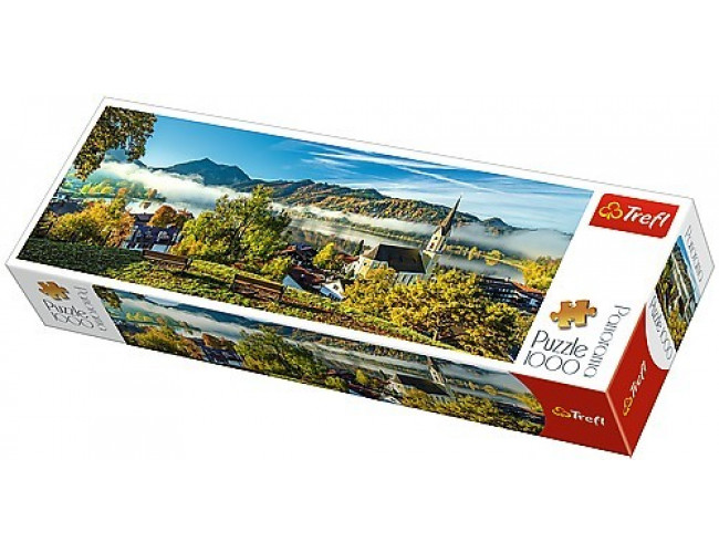 Nad jeziorem Schliersee Panorama 1000 elementów Puzzle Trefl 29035 